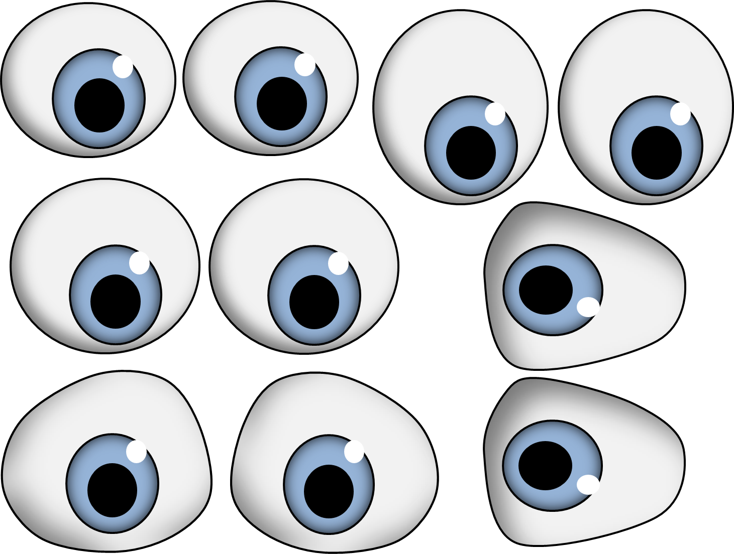 The files of mrs. Eyeball clipart colorful eye