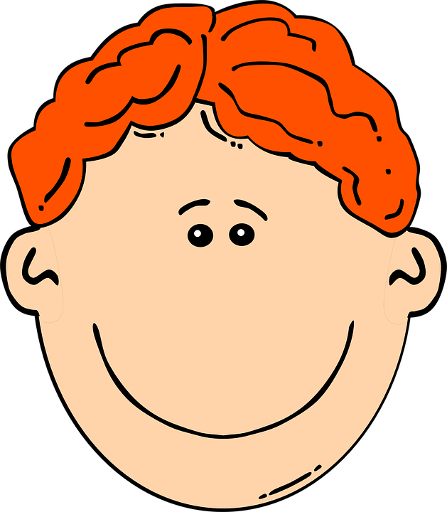 old clipart kid