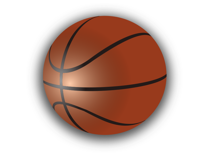 logo clipart basketball