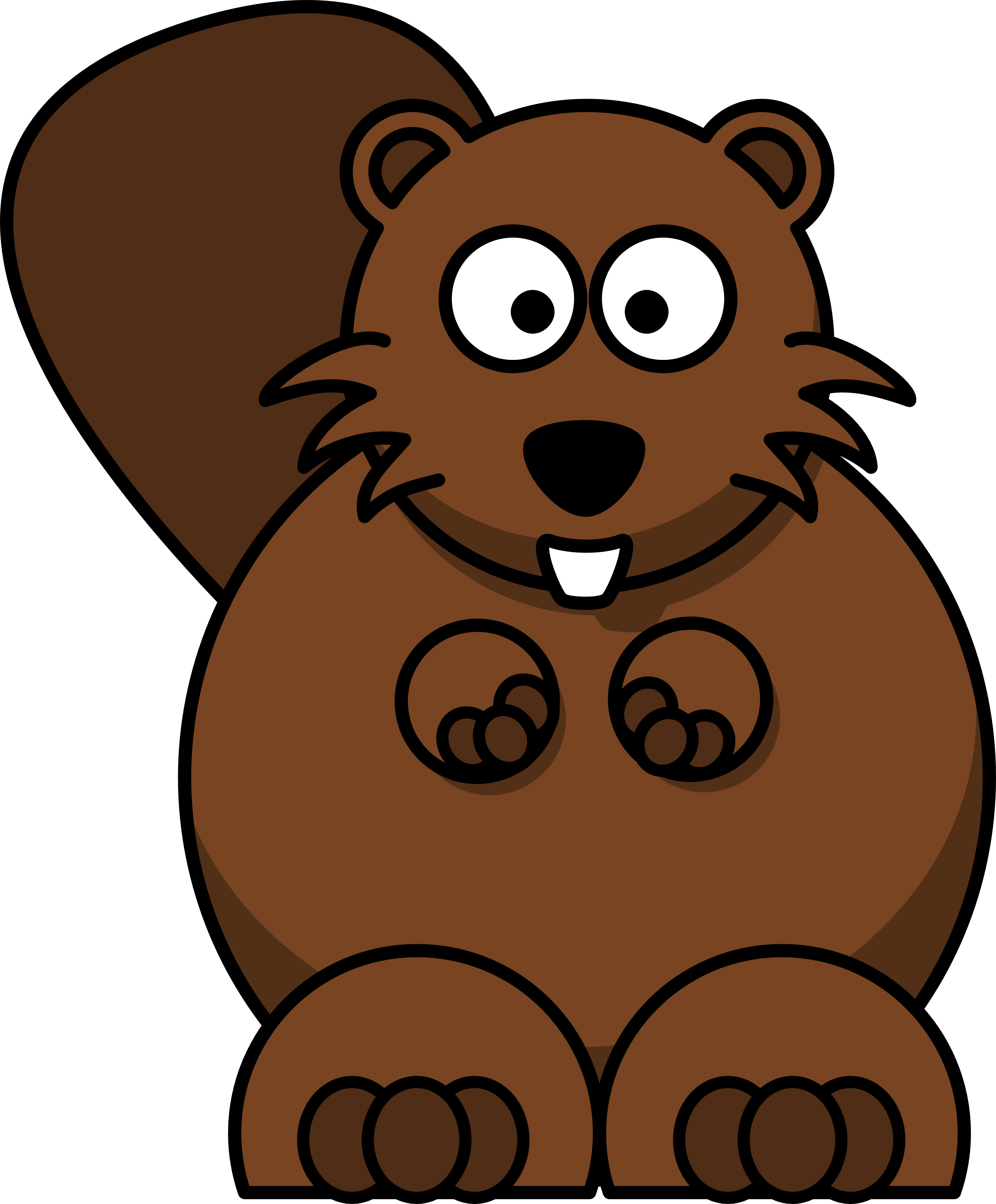 Clipart images hunting. Cartoon beaver 