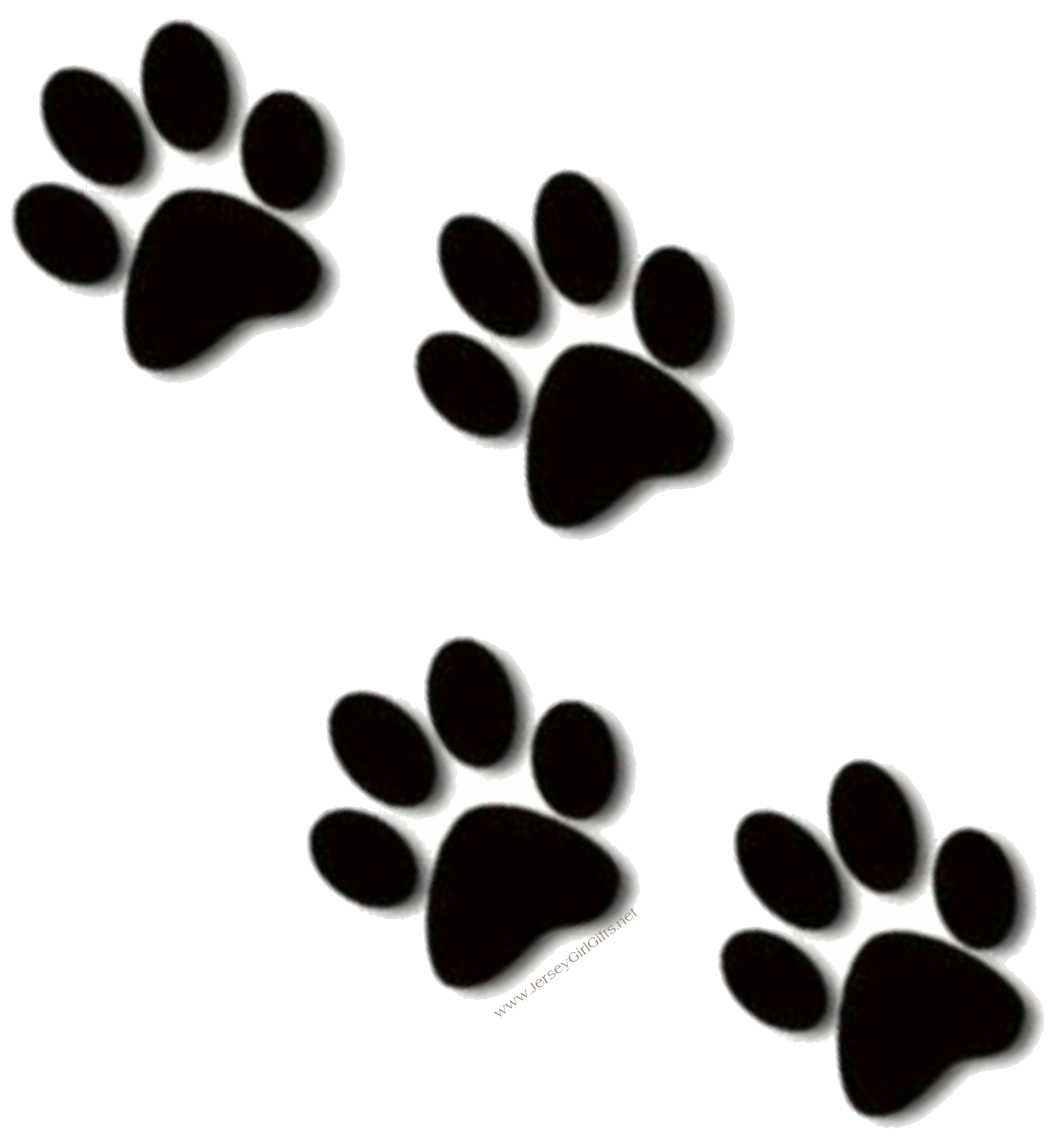 trail clipart dog paw
