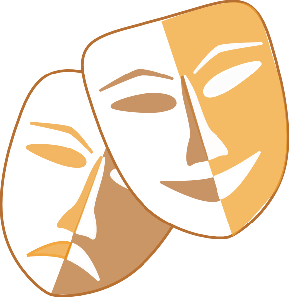 drama clipart theatre faces