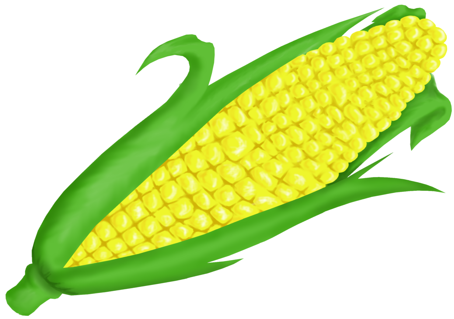 happy clipart corn