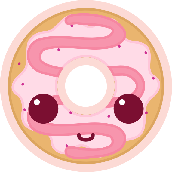 Face clipart donut. Cute donuts transparent google