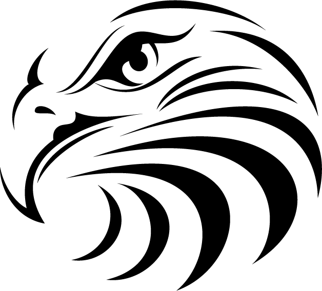 Clipart face eagle. Silhouette tattoo at getdrawings