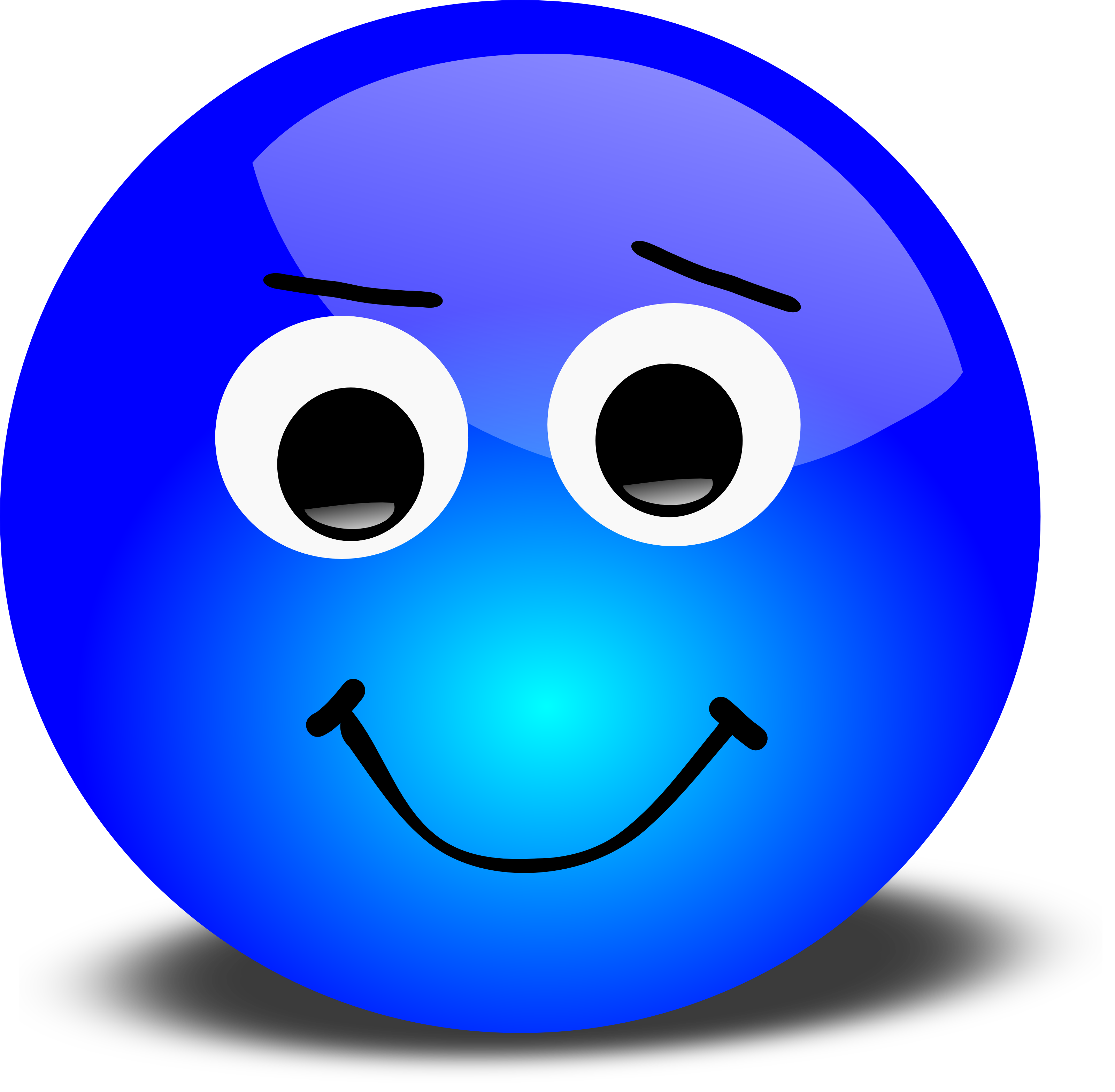 Happy and sad face. Emotions clipart moodiness
