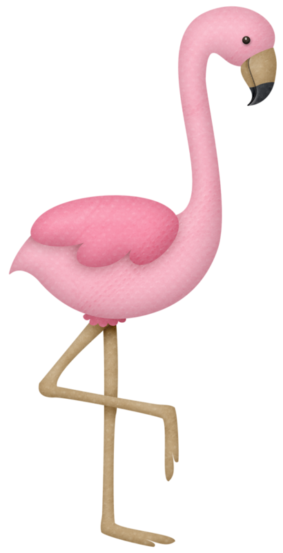 luau clipart flamingo