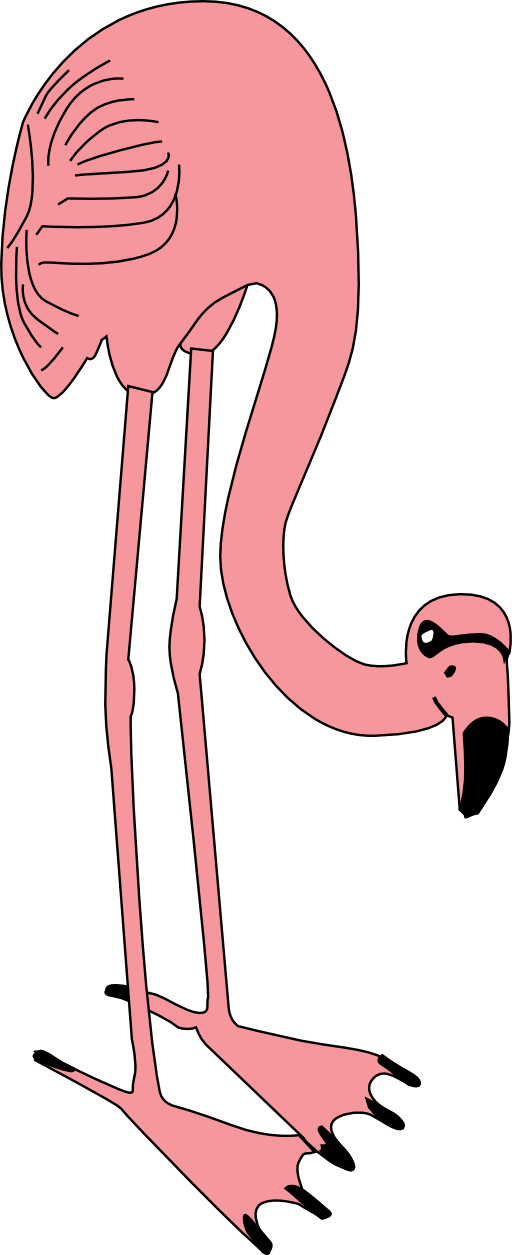 I royalty free public. Flamingo clipart face