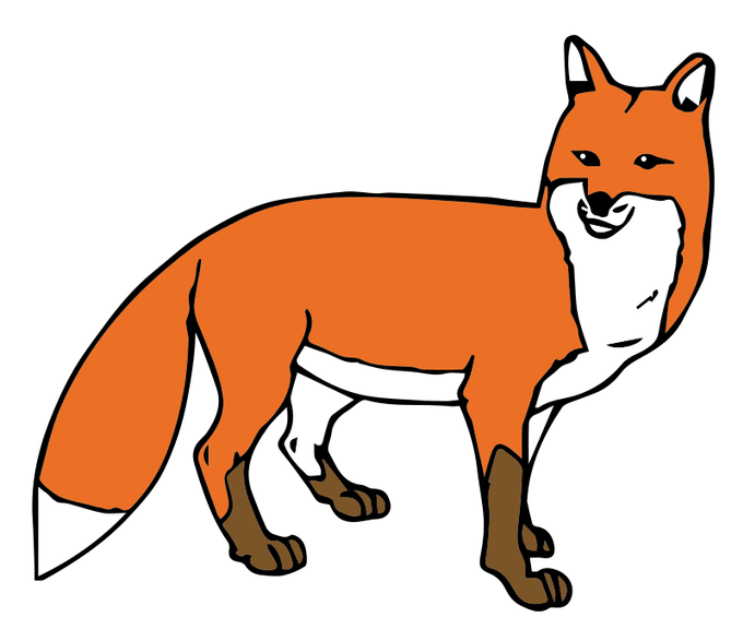 Fox clipart easy. Animal pictures free siewalls