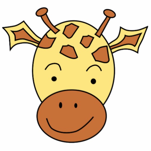 Free cartoon download clip. Clipart giraffe face