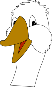 mask clipart goose