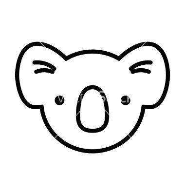 koala clipart simple