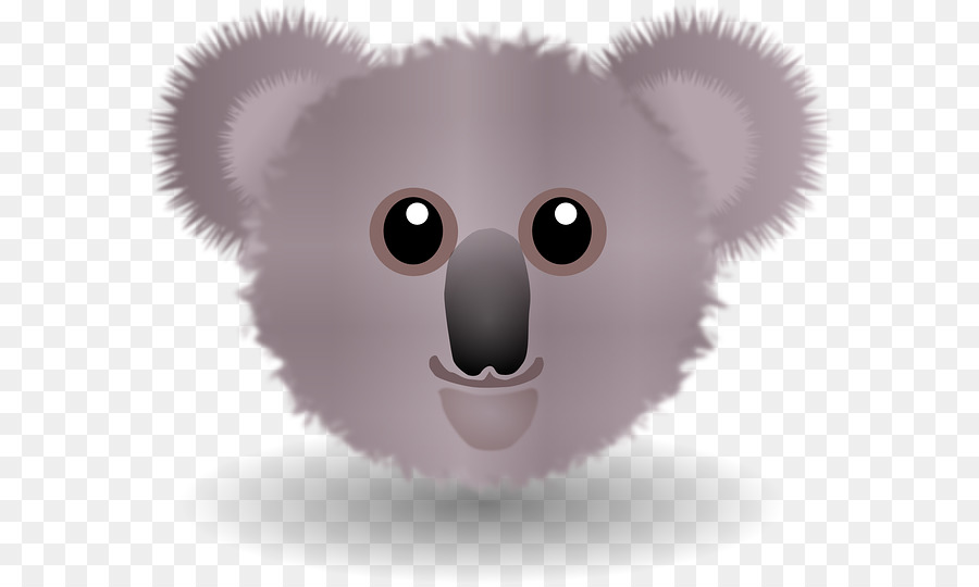 koala clipart face