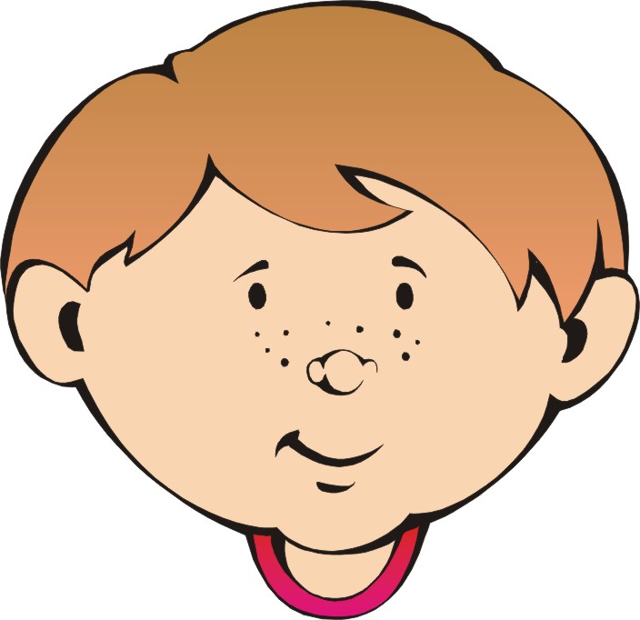 Faces clipart little boy. Free cartoon face download