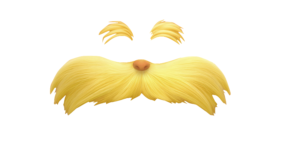 Printable Lorax Face Template
