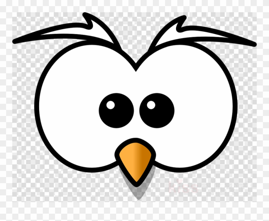 Cartoon drawing clip art. Clipart owl face