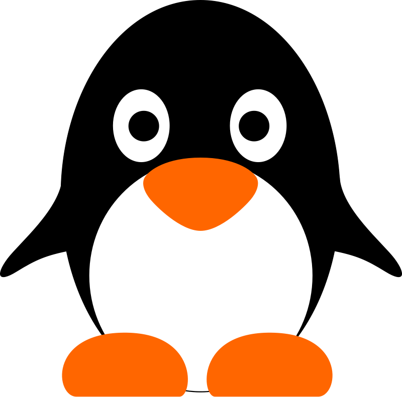 clipart face penguin