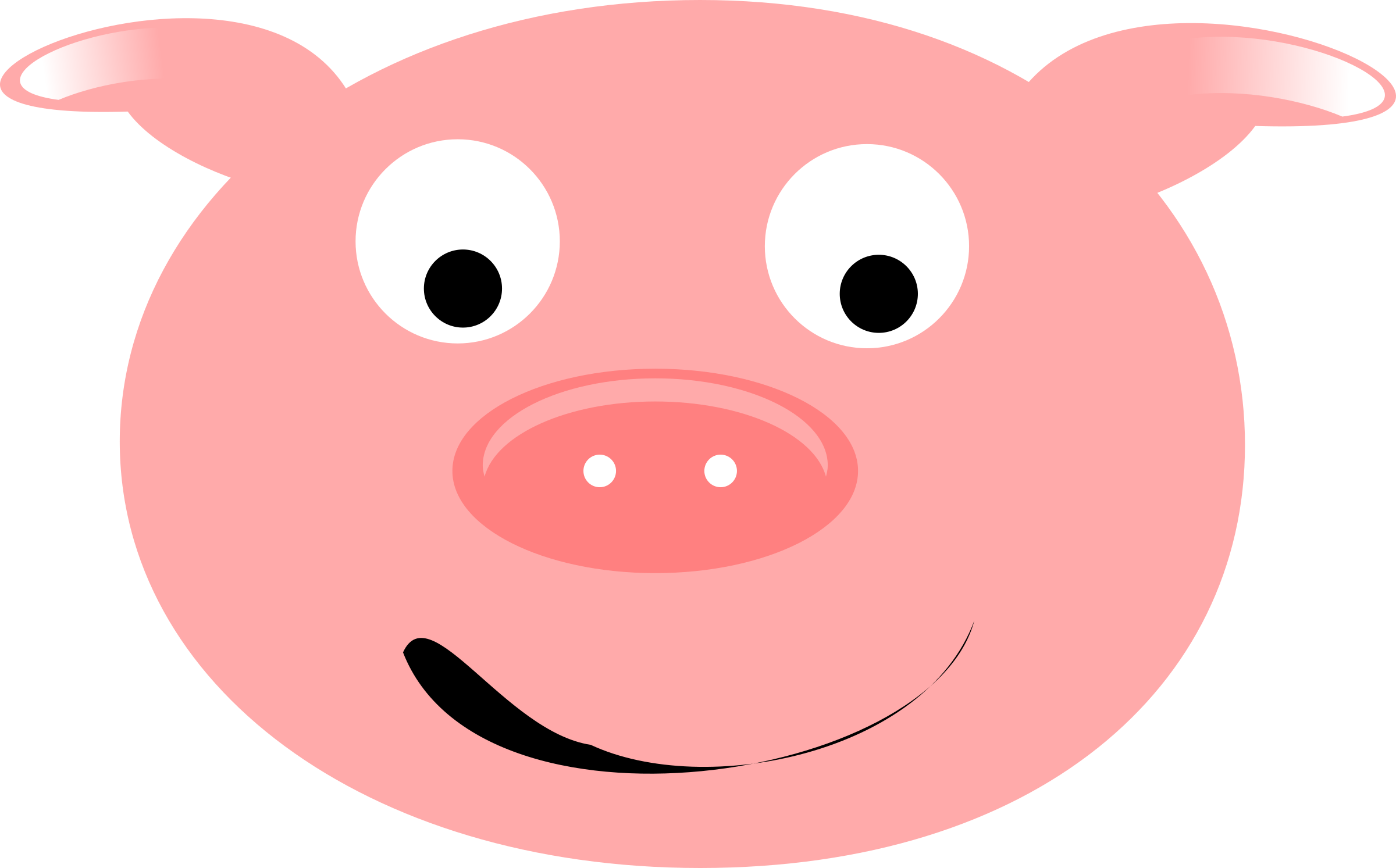 clipart pig face