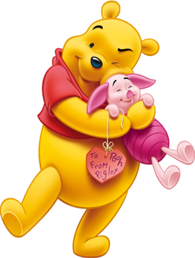 Disney free clip art. Hug clipart character winnie the pooh