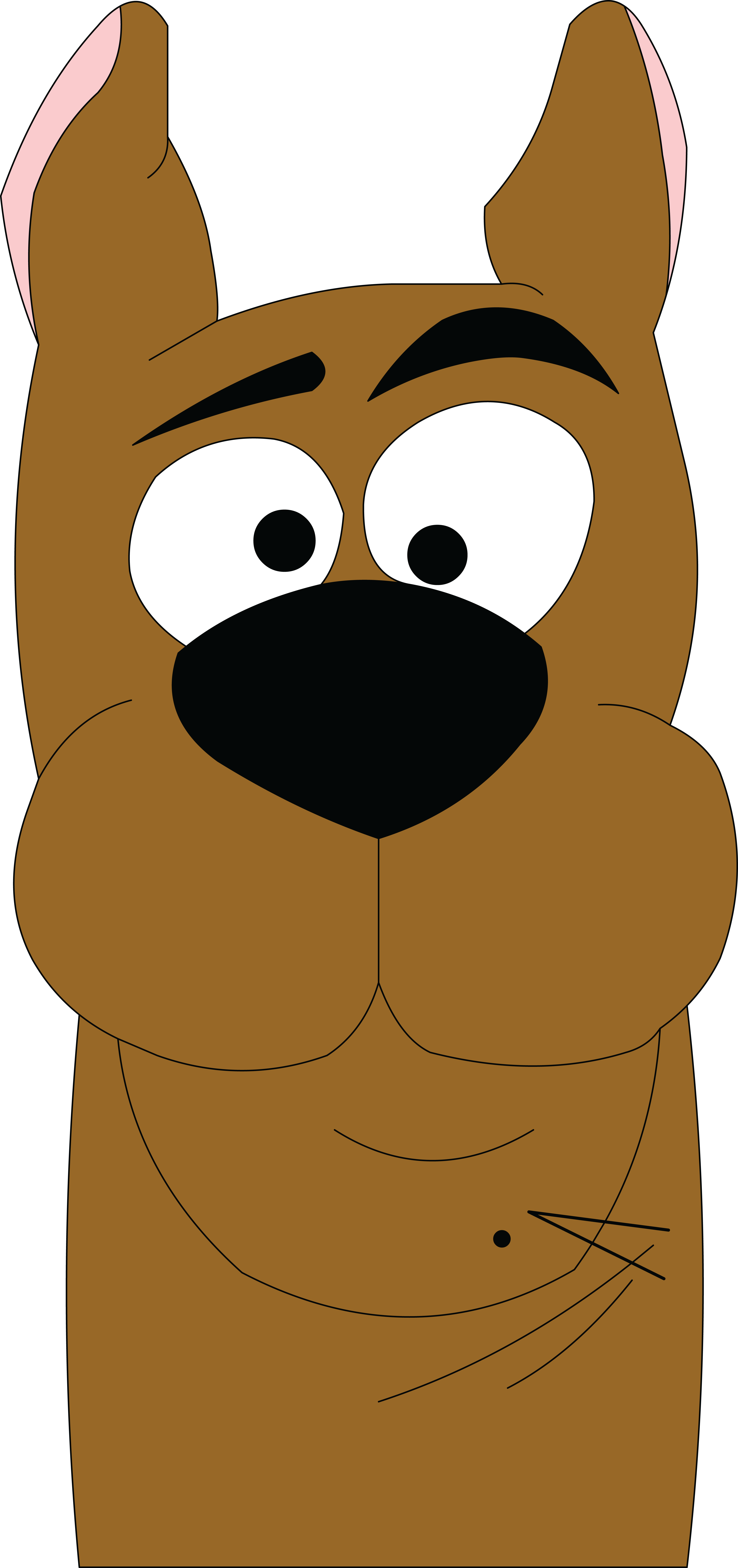 Scooby Doo Facial Features Printable Scooby Doo Face