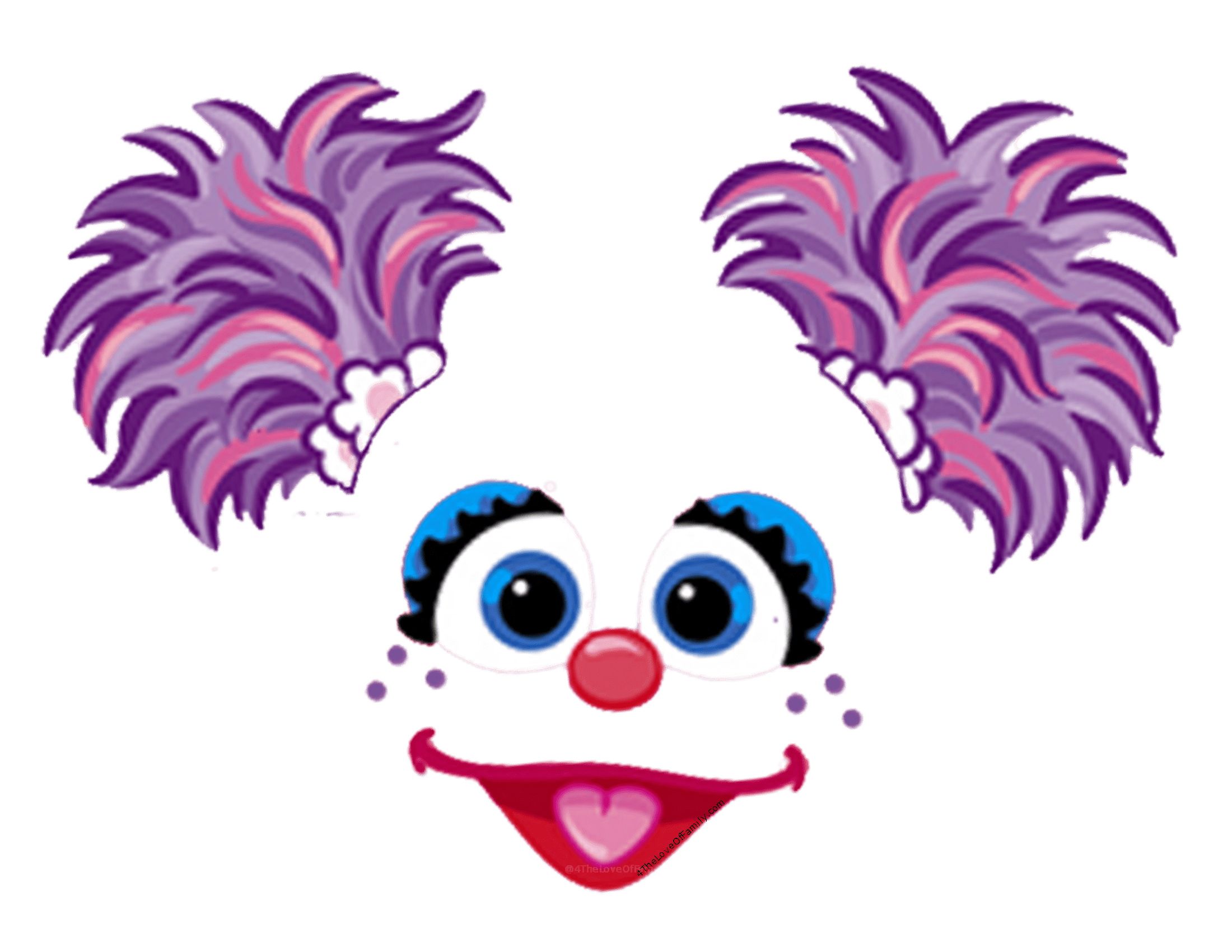 Face clipart sesame street. Could use these for