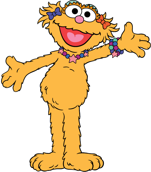 Face clipart sesame street.  collection of zoe