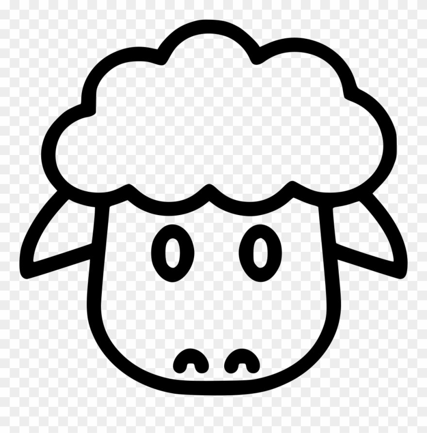 clipart sheep face