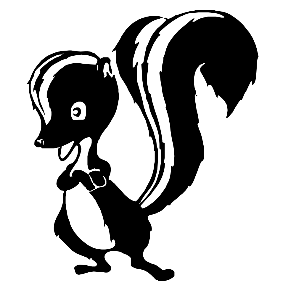 Clipart face skunk. Works logo logos pinterest