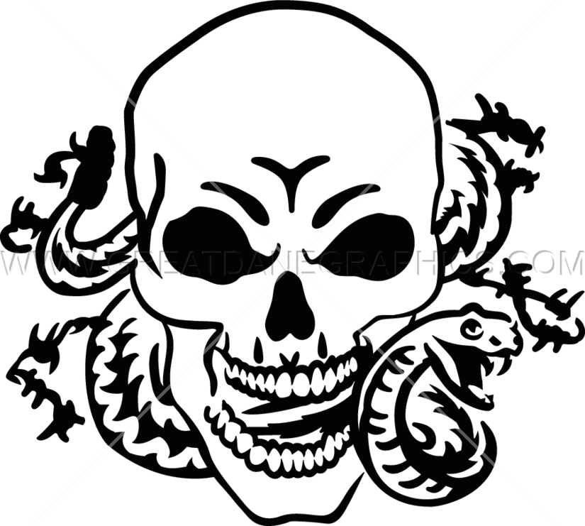 Drawing at getdrawings com. Clipart snake skull