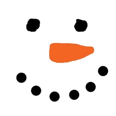 snowman clipart face