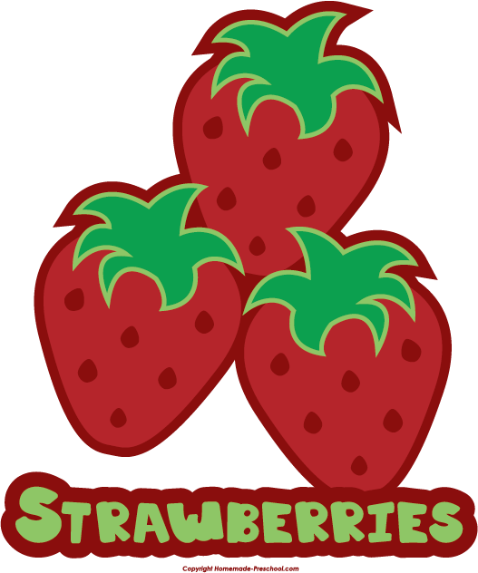 Free food groups click. Clipart shapes strawberry
