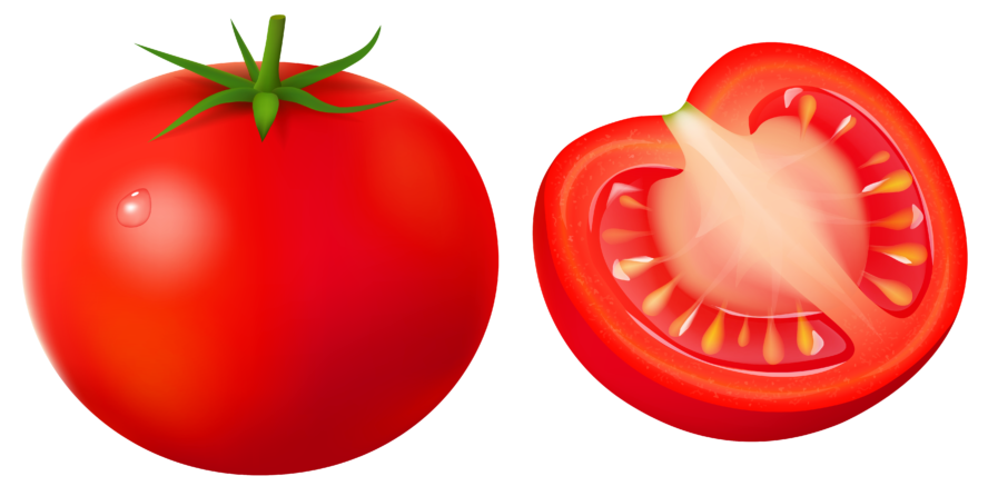 clipart face tomato