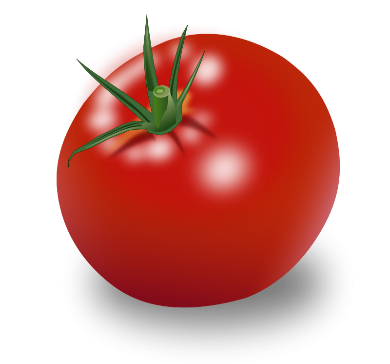 clipart face tomato