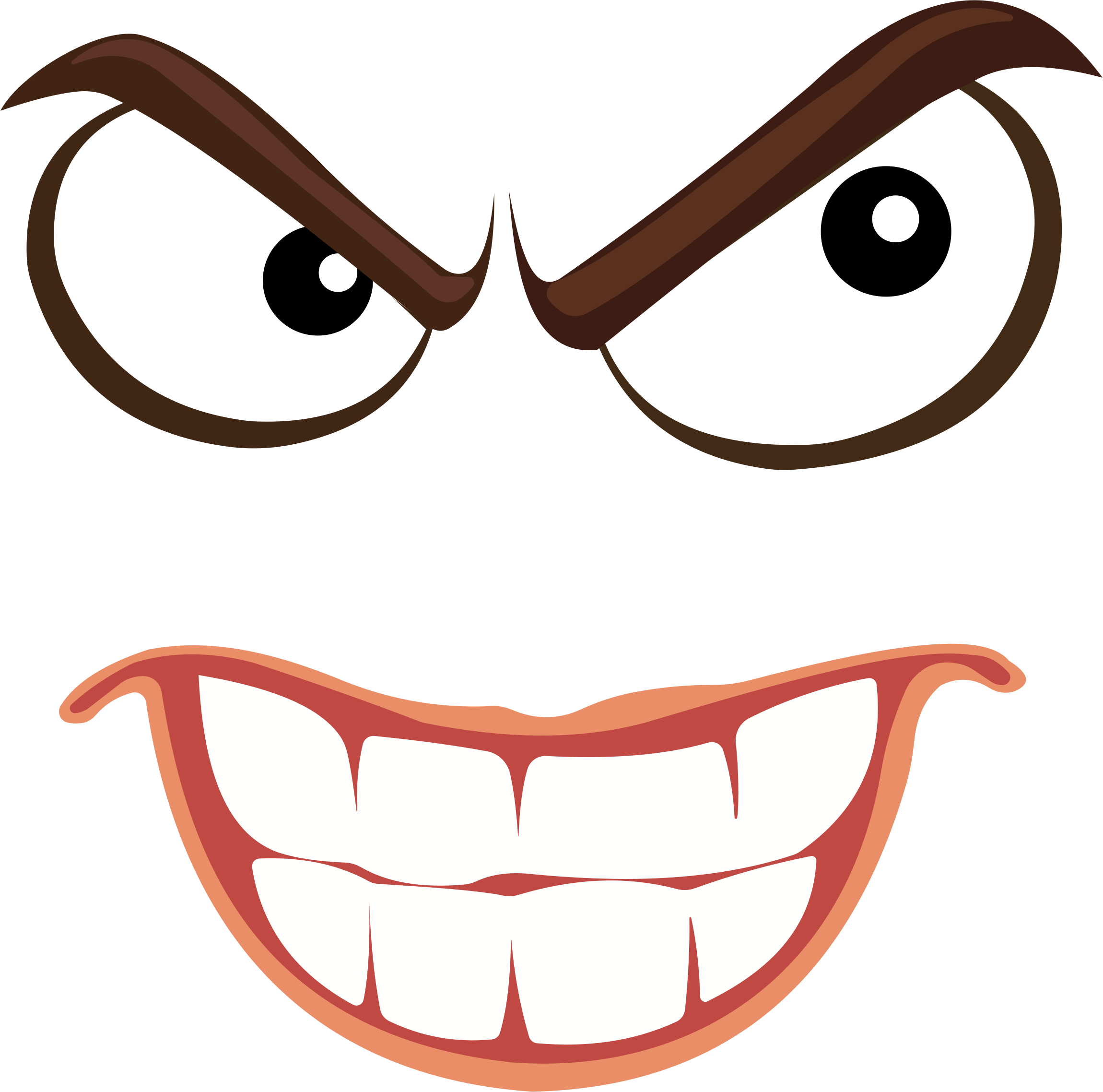 smiley clipart rage