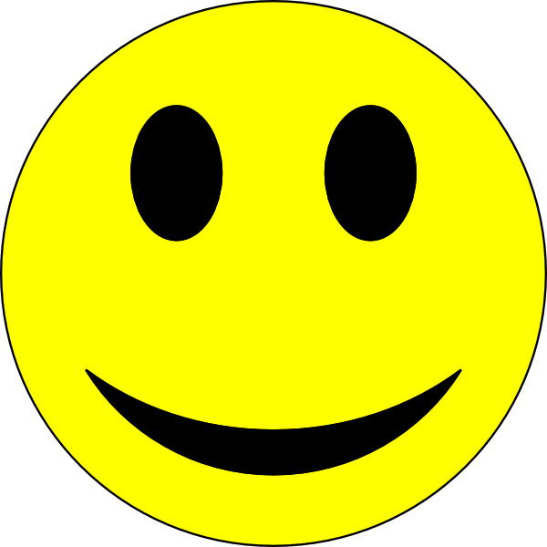 Excited clipart pleased. Smiley face transparent background