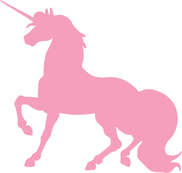 Pink silhouette at getdrawings. Clipart unicorn shape
