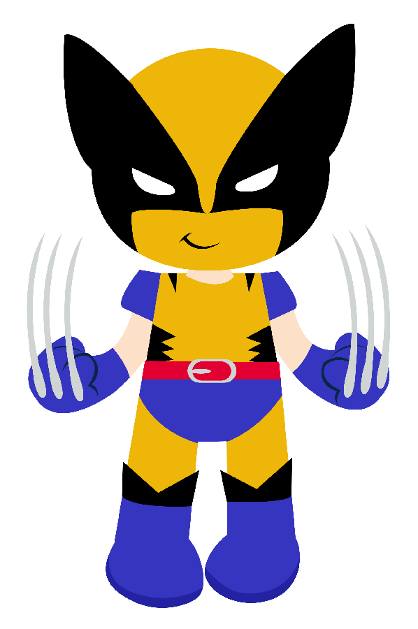 clipart face wolverine