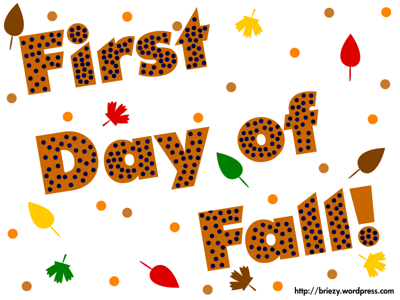 clipart fall 1st day