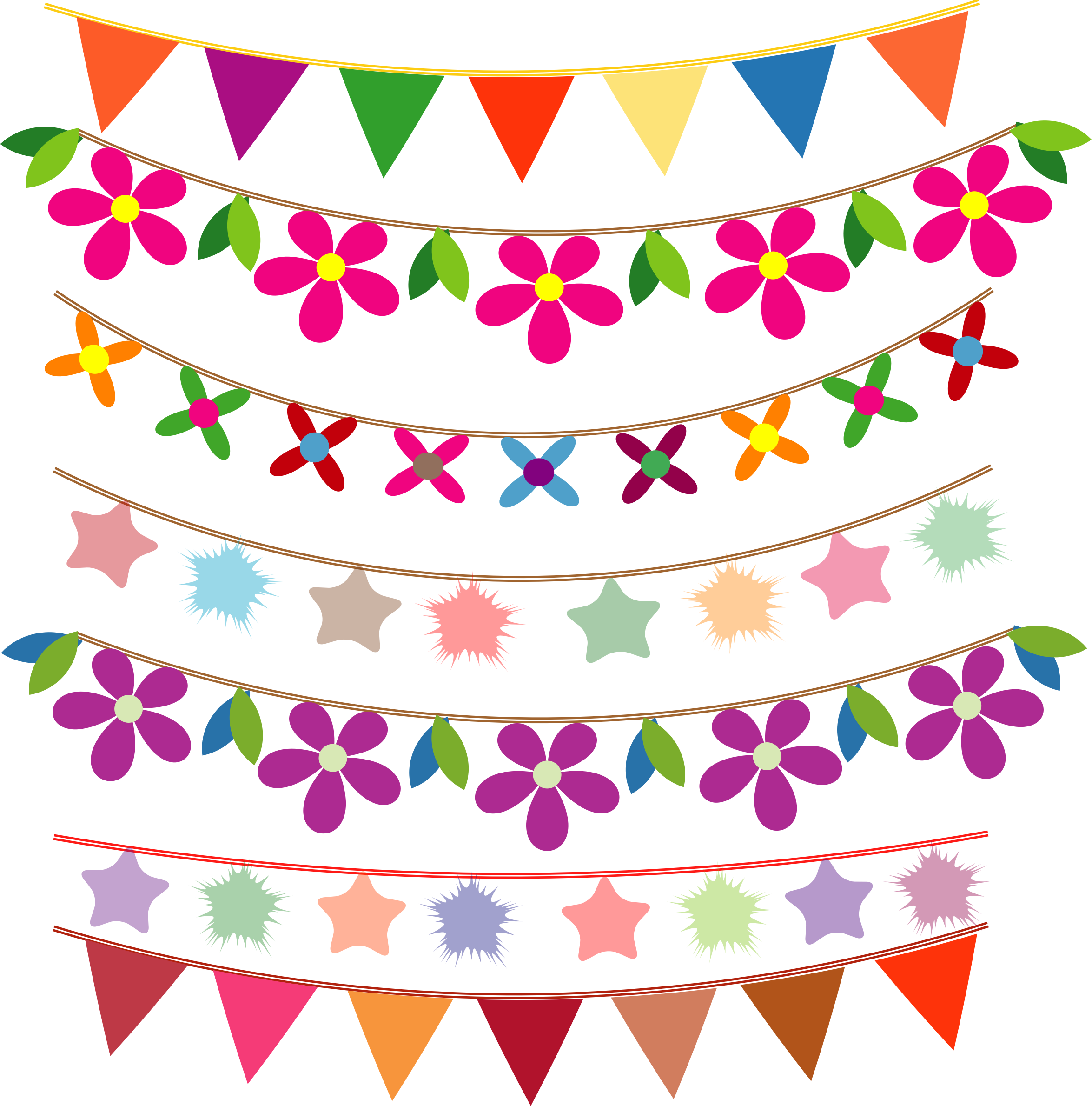 clipart fall bunting