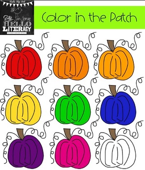 colors clipart pumpkin