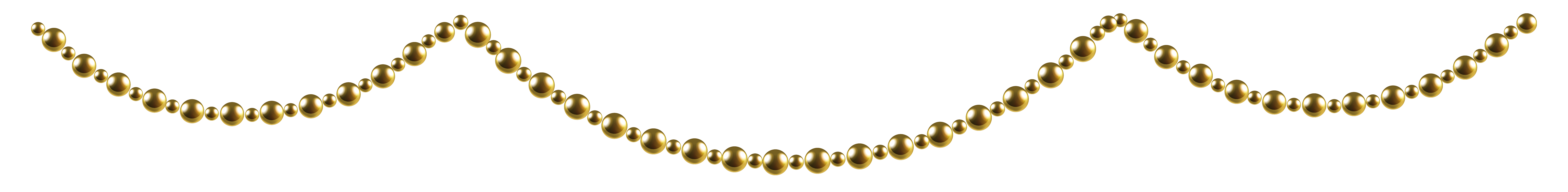 Download garland free png. Pearl clipart golden