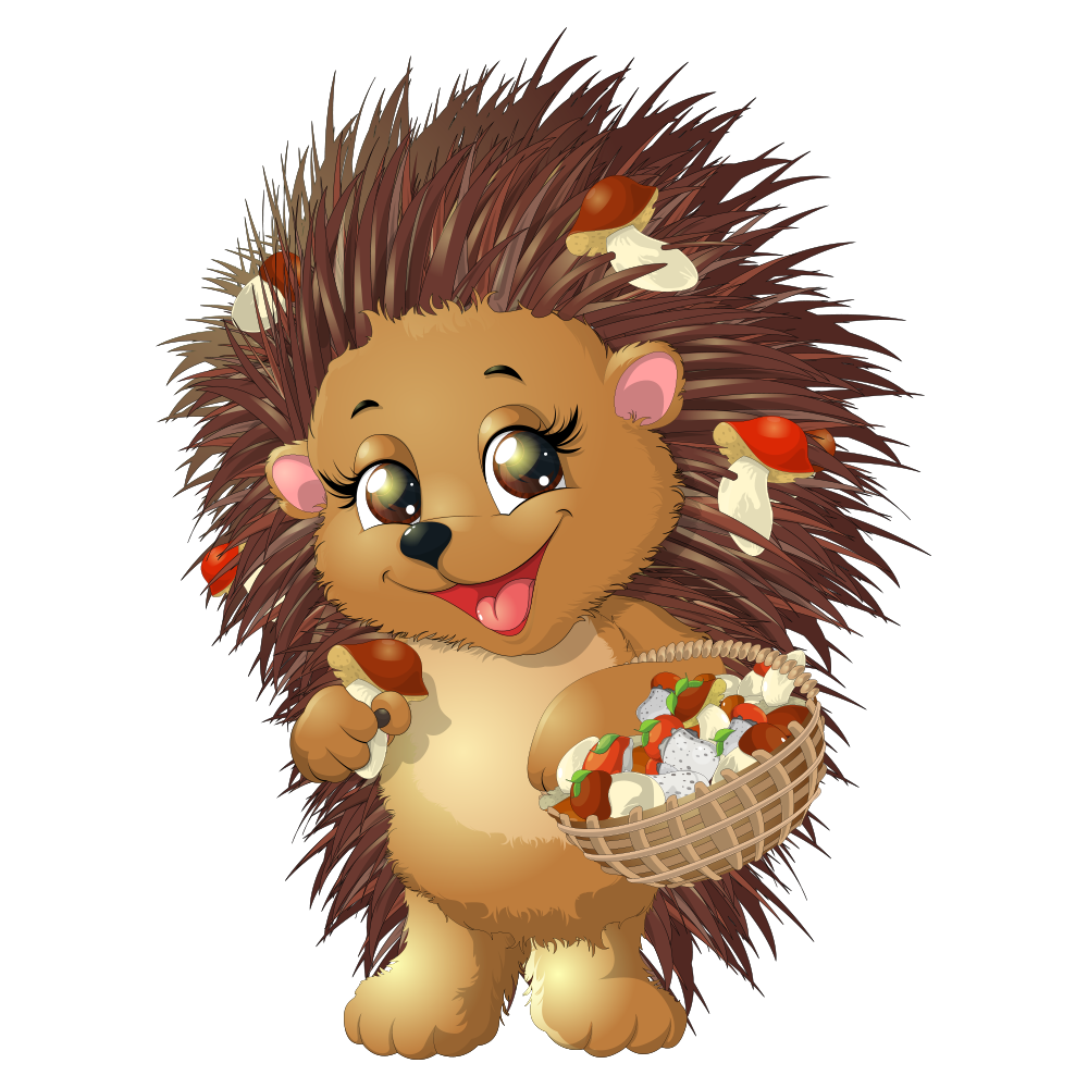 Hedgehog clipart porcupine, Hedgehog porcupine Transparent FREE for