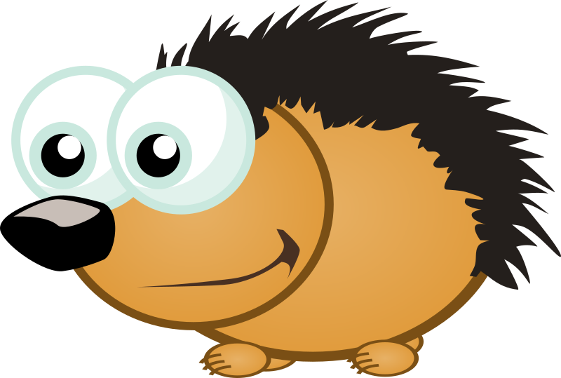 Woodland clipart porcupine. Cute hedgehog at getdrawings
