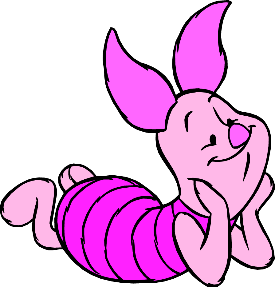 Winnie the pooh and. Shy clipart piglet