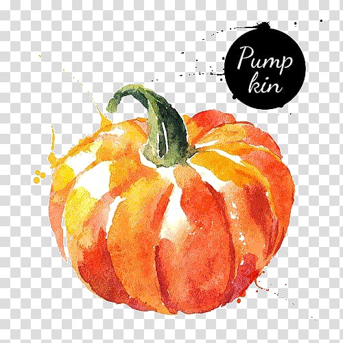 clipart fall pumpkin painting