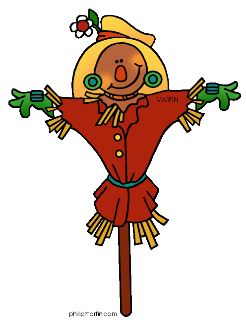 Clip art for kids. Clipart fall scarecrow