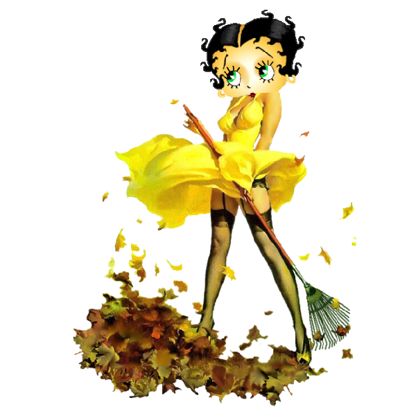 fall clipart sweeping leave
