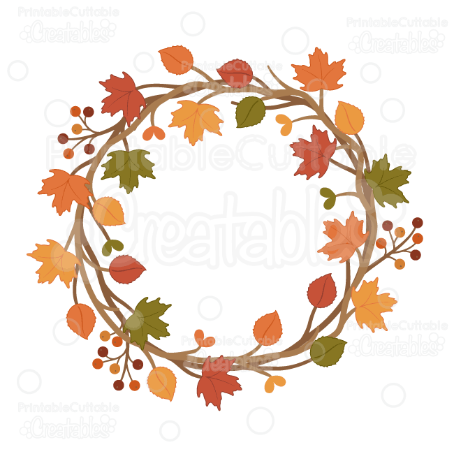 clipart fall wreath