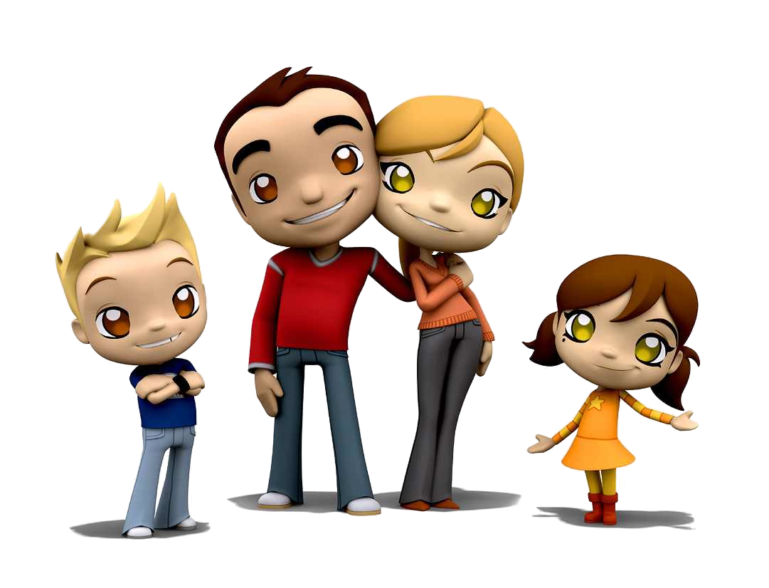 family clipart animated
