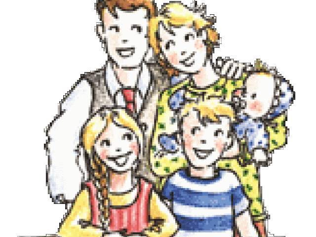 families clipart animated